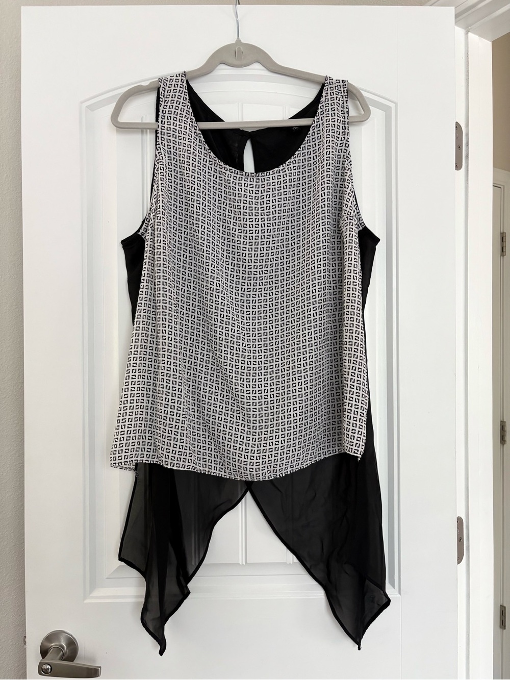 Torrid - Geometric Sheer Waterfall Top